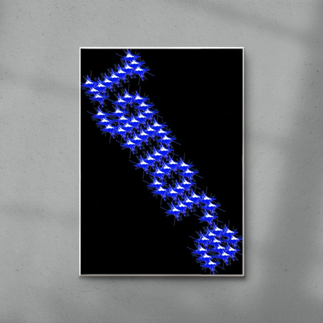 Poster 148 - Ignore contemporary canvas art print by Gang Buron-Yi - sold by DROOL