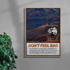Don't feel bad contemporary wall art print by Salome Frenzel - sold by DROOL