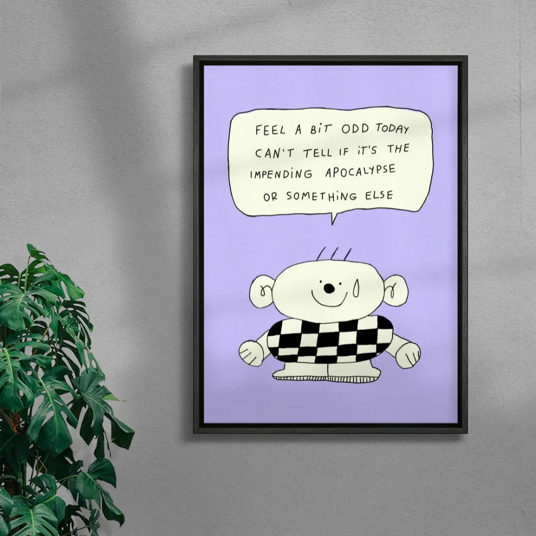 A Bit Odd contemporary wall art print by Bianca Beneduci Assad - sold by DROOL
