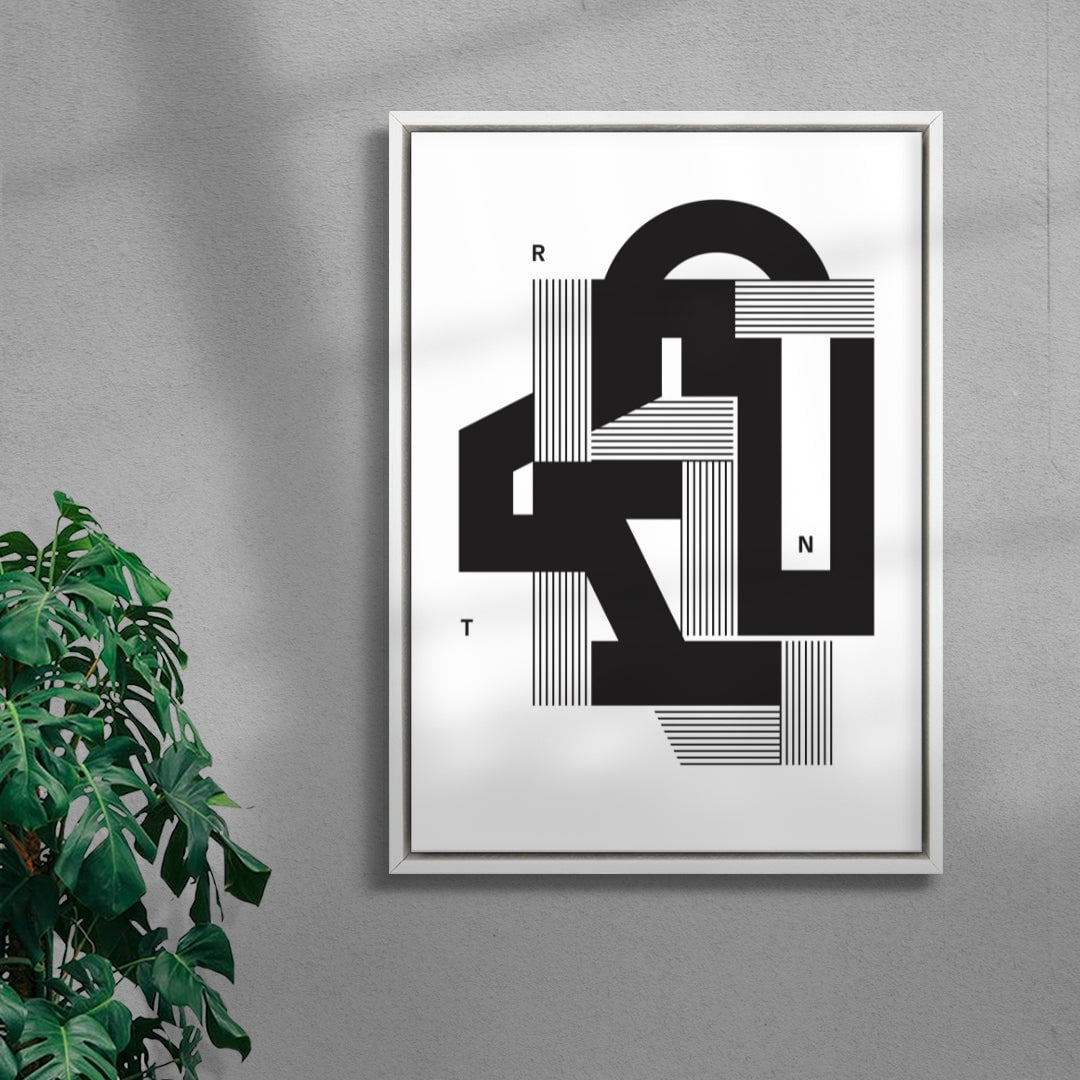 RNT contemporary wall art print by Przemek Bizoń - sold by DROOL