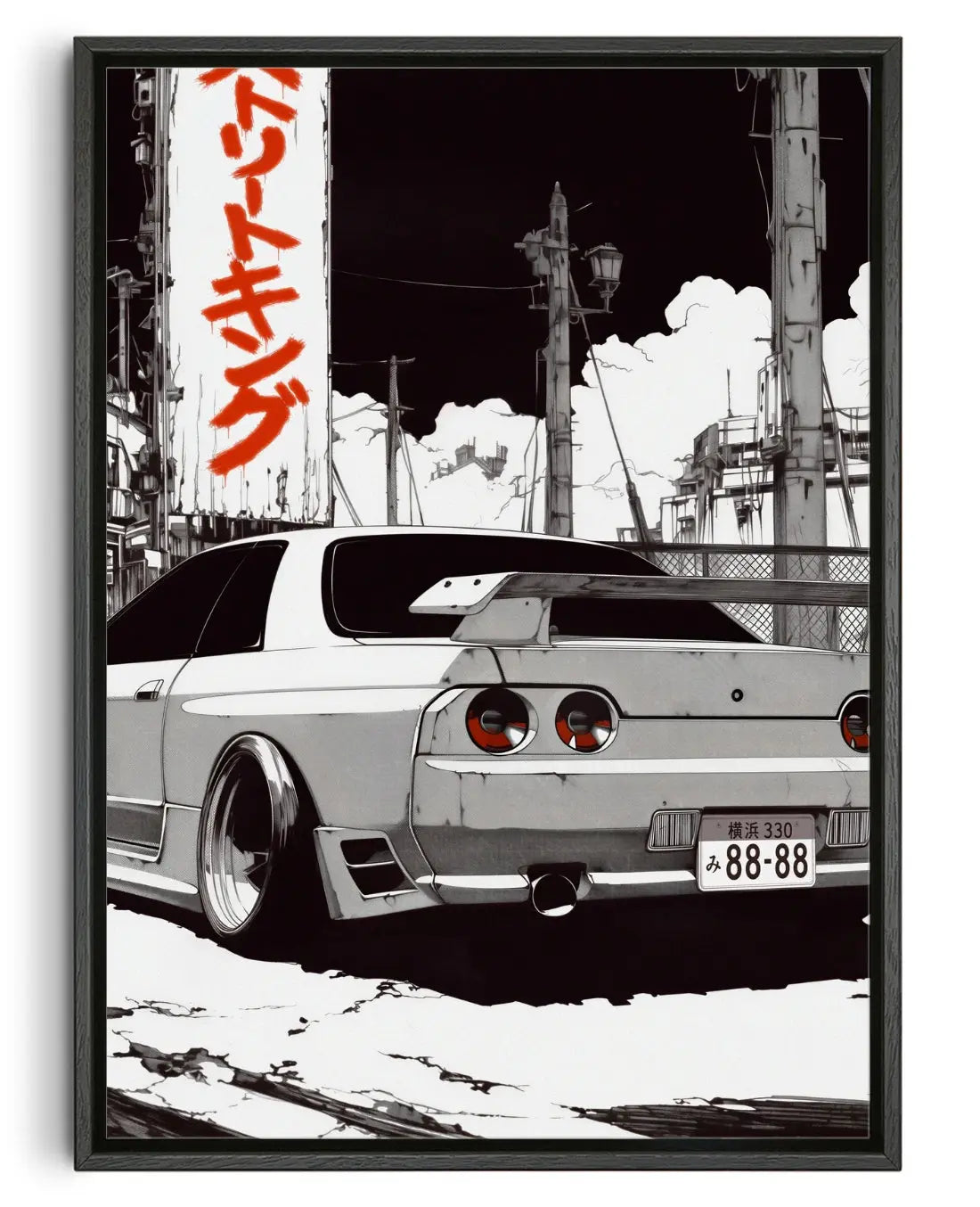 Street King contemporary canvas print by dolorsilentium - sold by DROOL