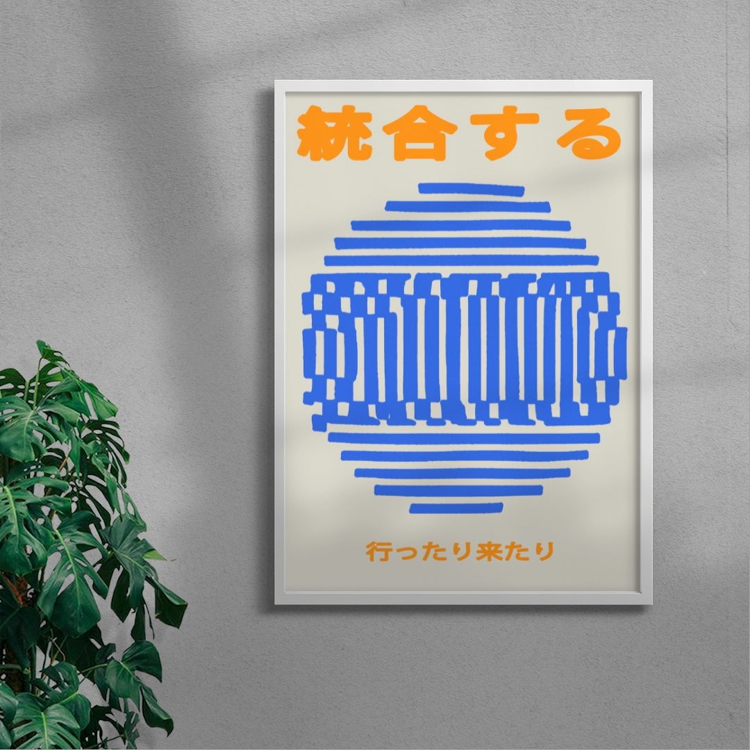 Integrate contemporary wall art print by Will Da Costa - sold by DROOL