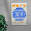 Integrate contemporary wall art print by Will Da Costa - sold by DROOL