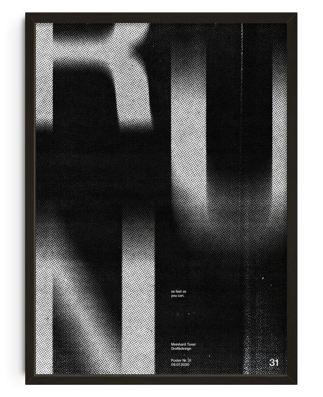 Run contemporary wall art print by Meindl Taxer - sold by DROOL