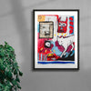 Particles of a lost cause contemporary wall art print by Billy Bagilhole - sold by DROOL