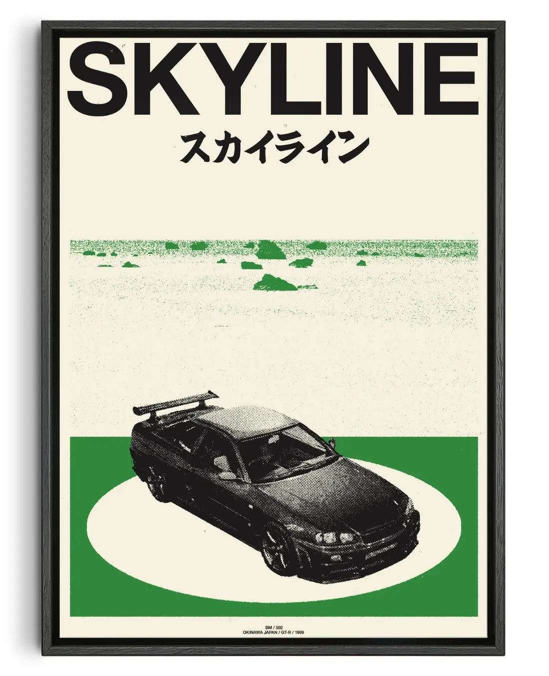 OKINAWA GT-R contemporary canvas print by Brad Mead - sold by DROOL