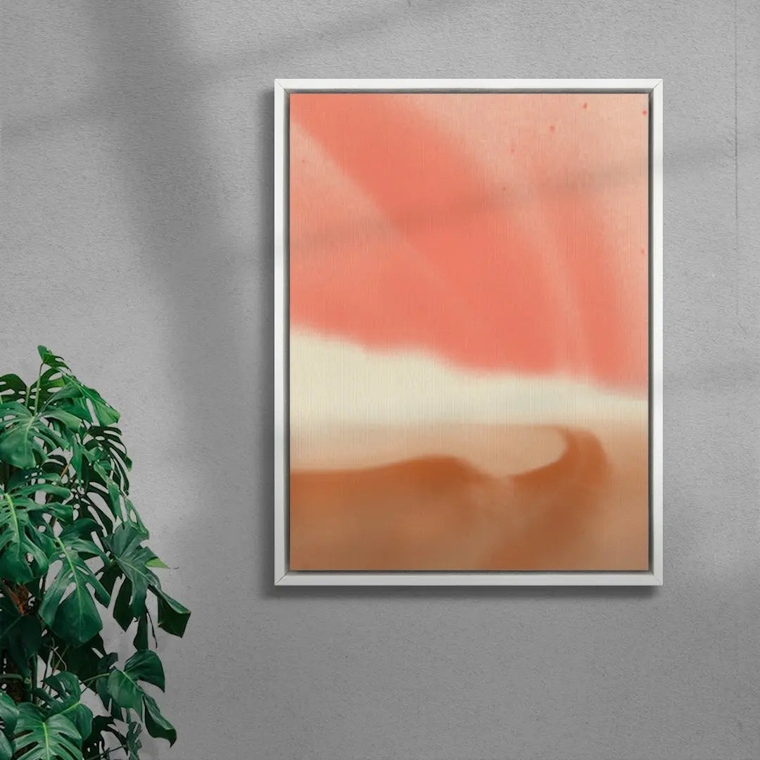Abstract landscape in soft pastels