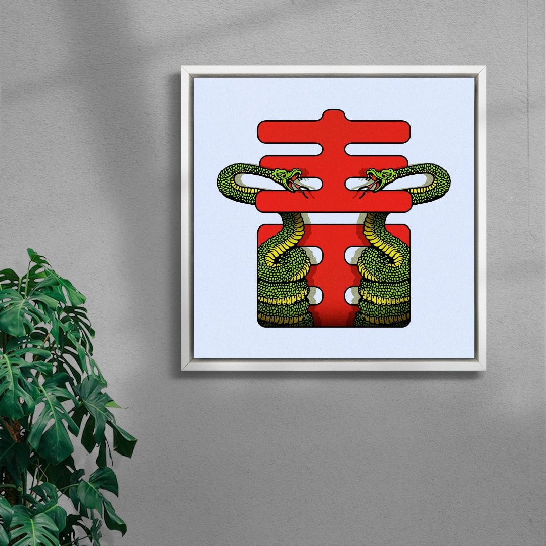 Venom contemporary wall art print by Othman Zougam - sold by DROOL