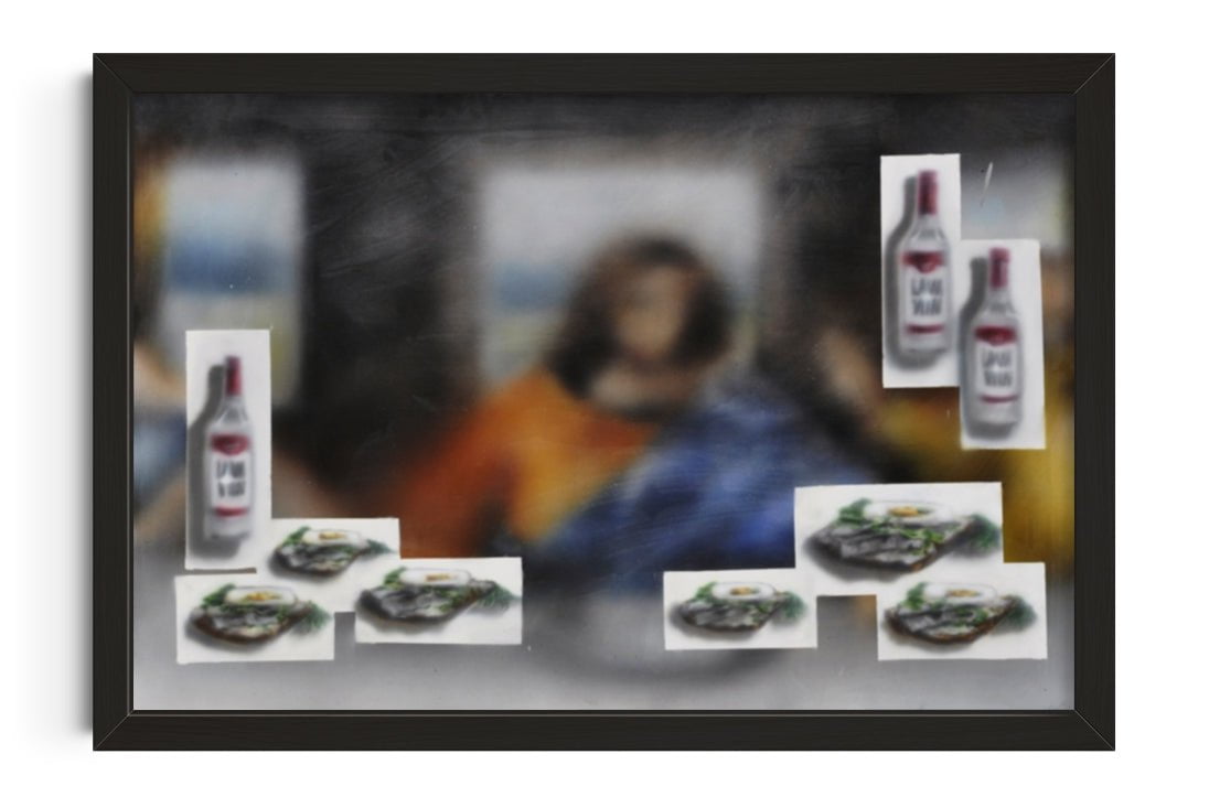 Default Title / Unframed The Last Supper contemporary wall art print by Anu Jakobson - sold by DROOL