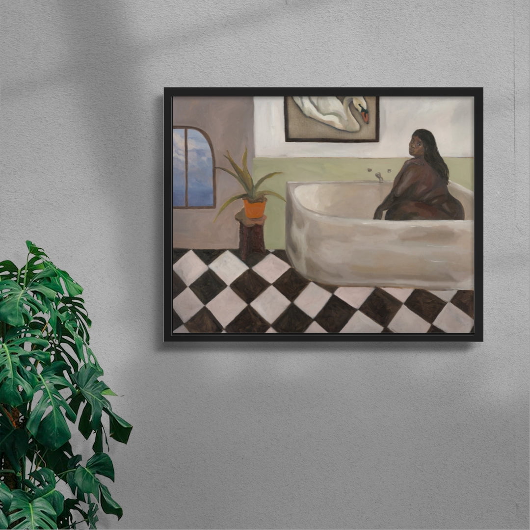 At dusk contemporary wall art print by Sophie Goudman-Peachey - sold by DROOL