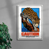 Roaming Animals contemporary wall art print by Othman Zougam - sold by DROOL