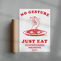 Thumbnail for Polpette contemporary wall art print by Alessio Trudu - sold by DROOL