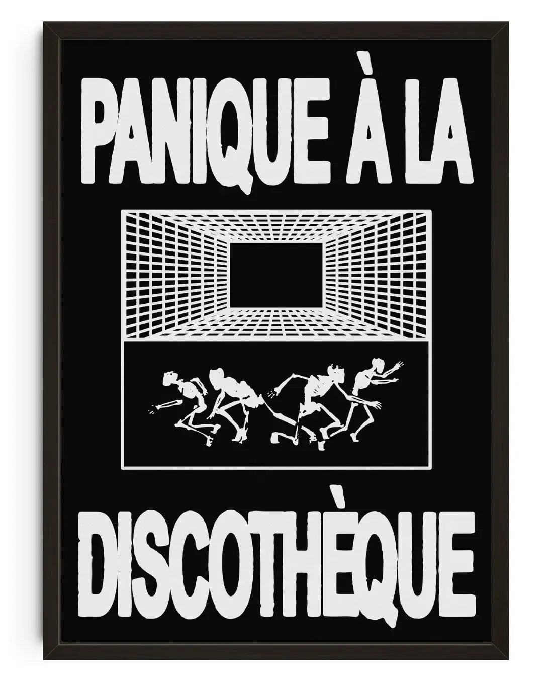 Panic at the Discothèque contemporary wall art print by Utsav Verma - sold by DROOL