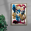 Oculus Waves contemporary wall art print by Tristan Miller - sold by DROOL