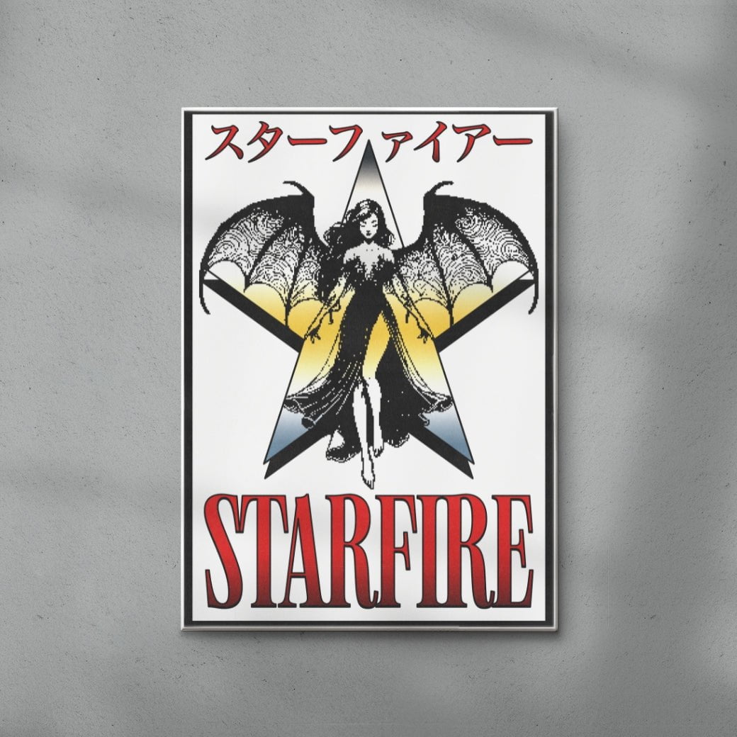 Starfire contemporary wall art print by Utsav Verma - sold by DROOL