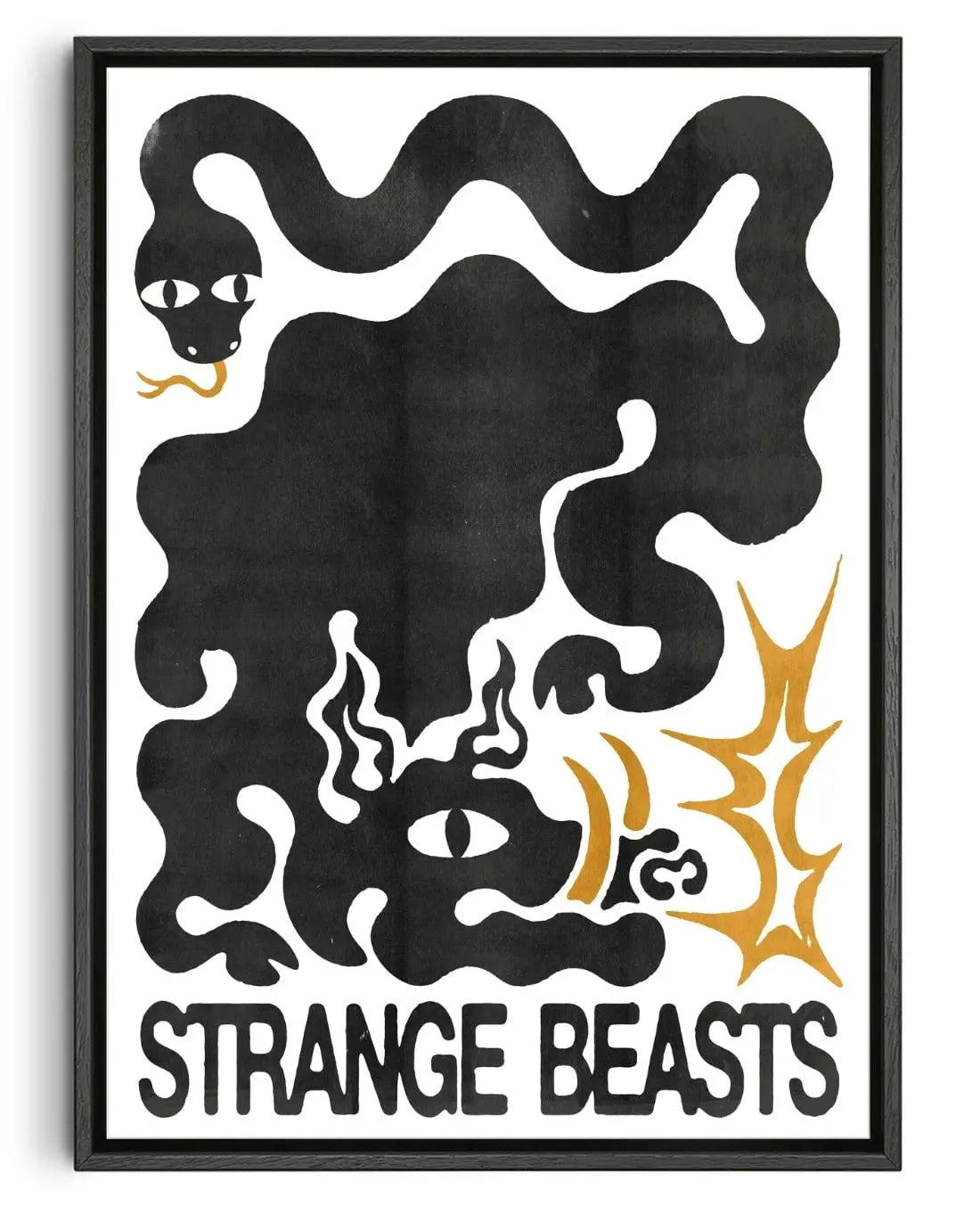 Strange Beasts contemporary wall art print by Alexander Khabbazi - sold by DROOL