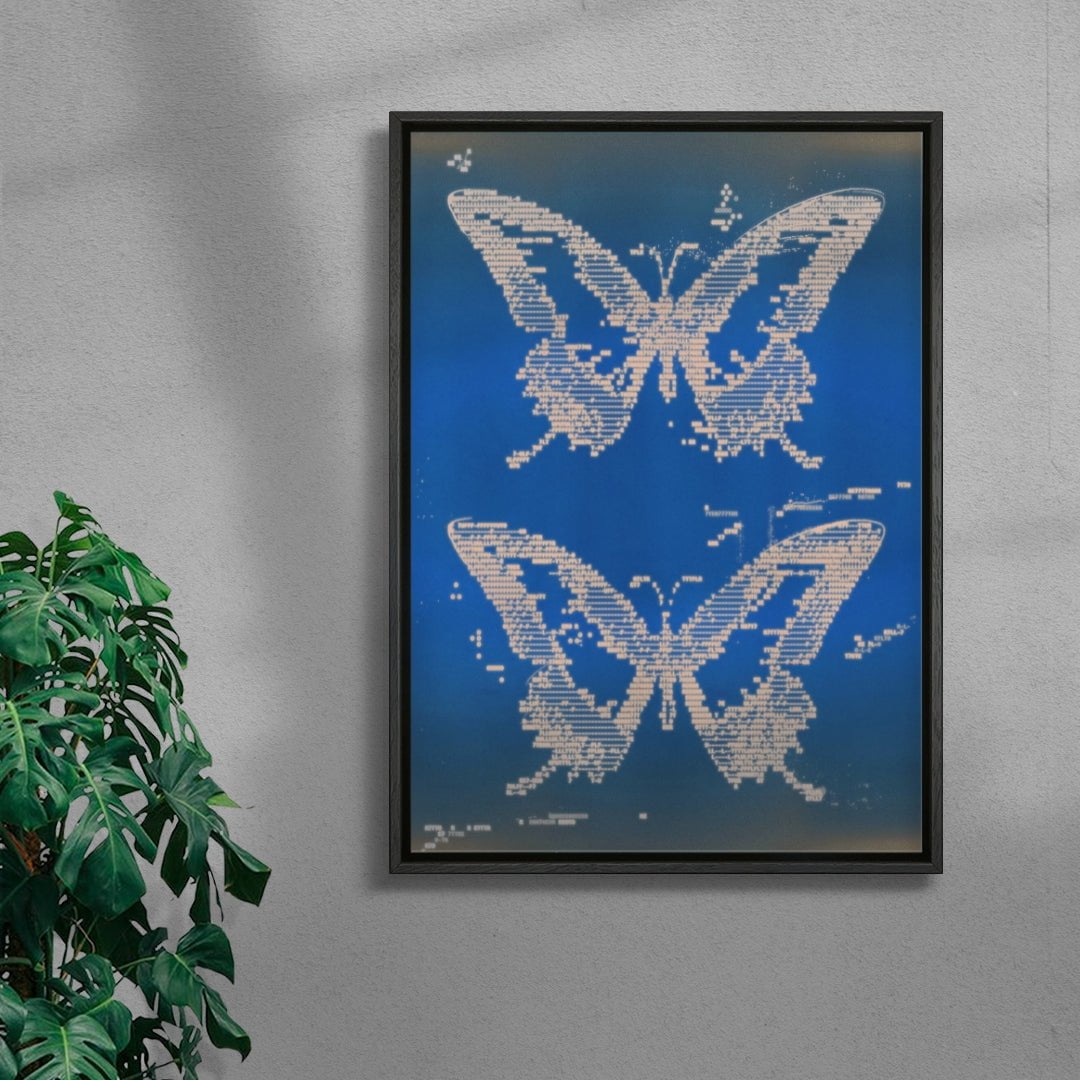 Flutter contemporary wall art print by KBAR Archive - sold by DROOL