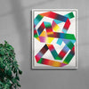 A cReation Created By A Creation contemporary wall art print by Amber Vittoria - sold by DROOL