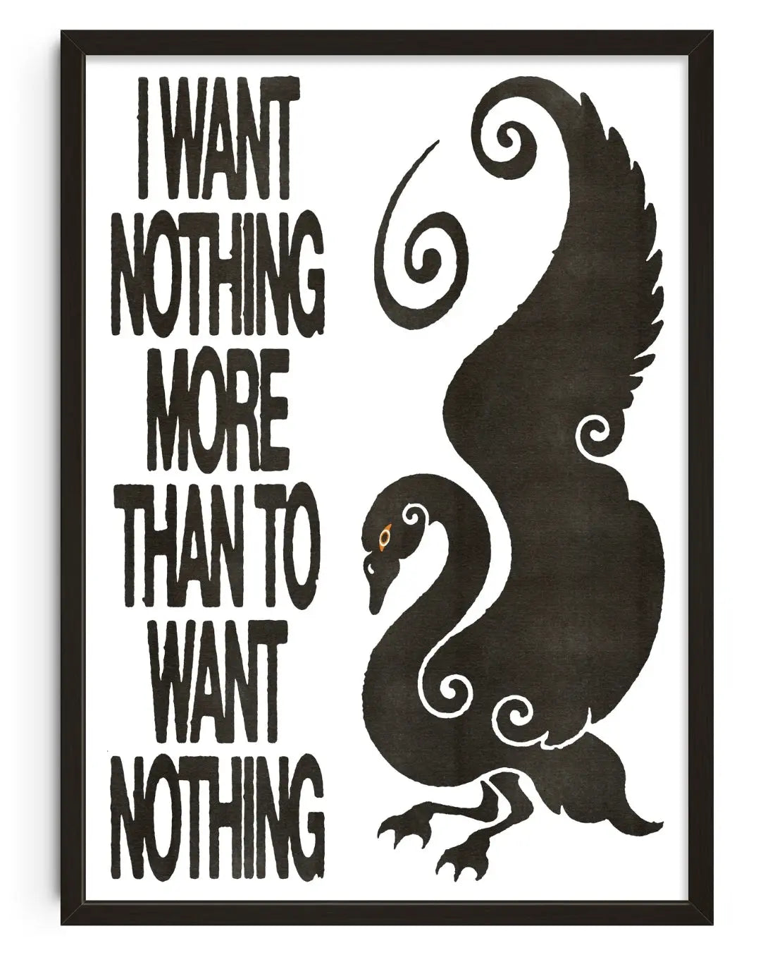 Wanting Nothing contemporary art print by Alexander Khabbazi - sold by DROOL