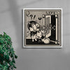Life Lesson contemporary wall art print by Laserblazt - sold by DROOL