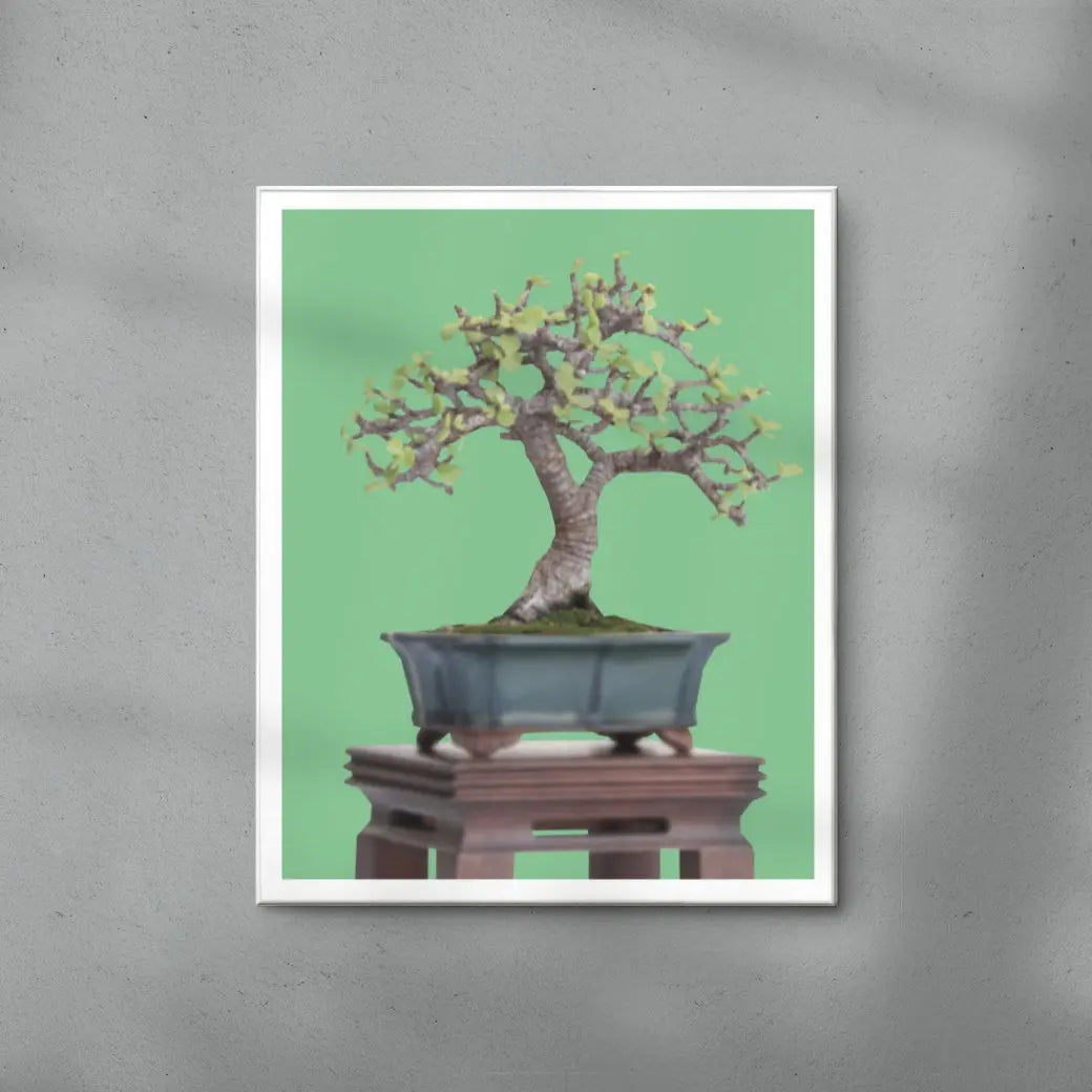 Hum contemporary wall art print by Jimmy Tran - sold by DROOL