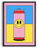 Bild in Galerie-Viewer laden, Happy can of beer contemporary wall art print by Petra - sold by DROOL