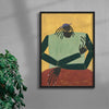Wait a Minute contemporary wall art print by Studio IMO - sold by DROOL