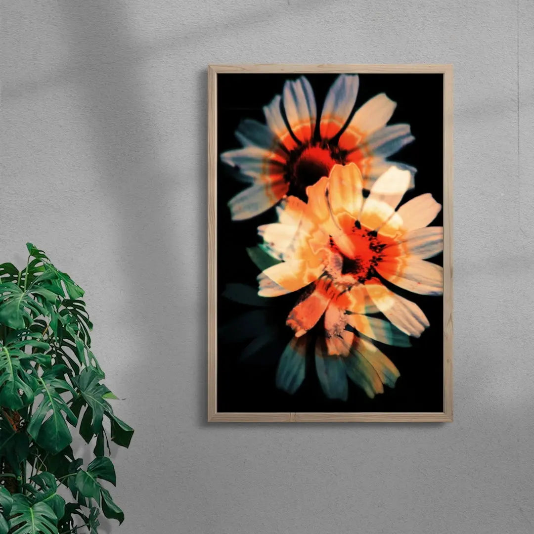 Double Exposure contemporary wall art print by Omar Belattar - sold by DROOL