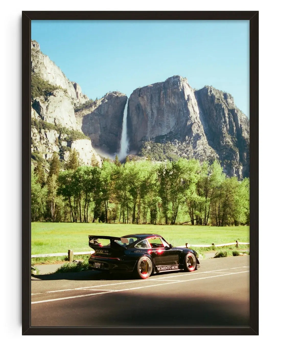 RWB Porsche in Yosemite contemporary wall art print by Chazzydawg - sold by DROOL