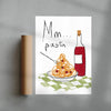 Mm Pasta contemporary wall art print by DROOL Collective - sold by DROOL