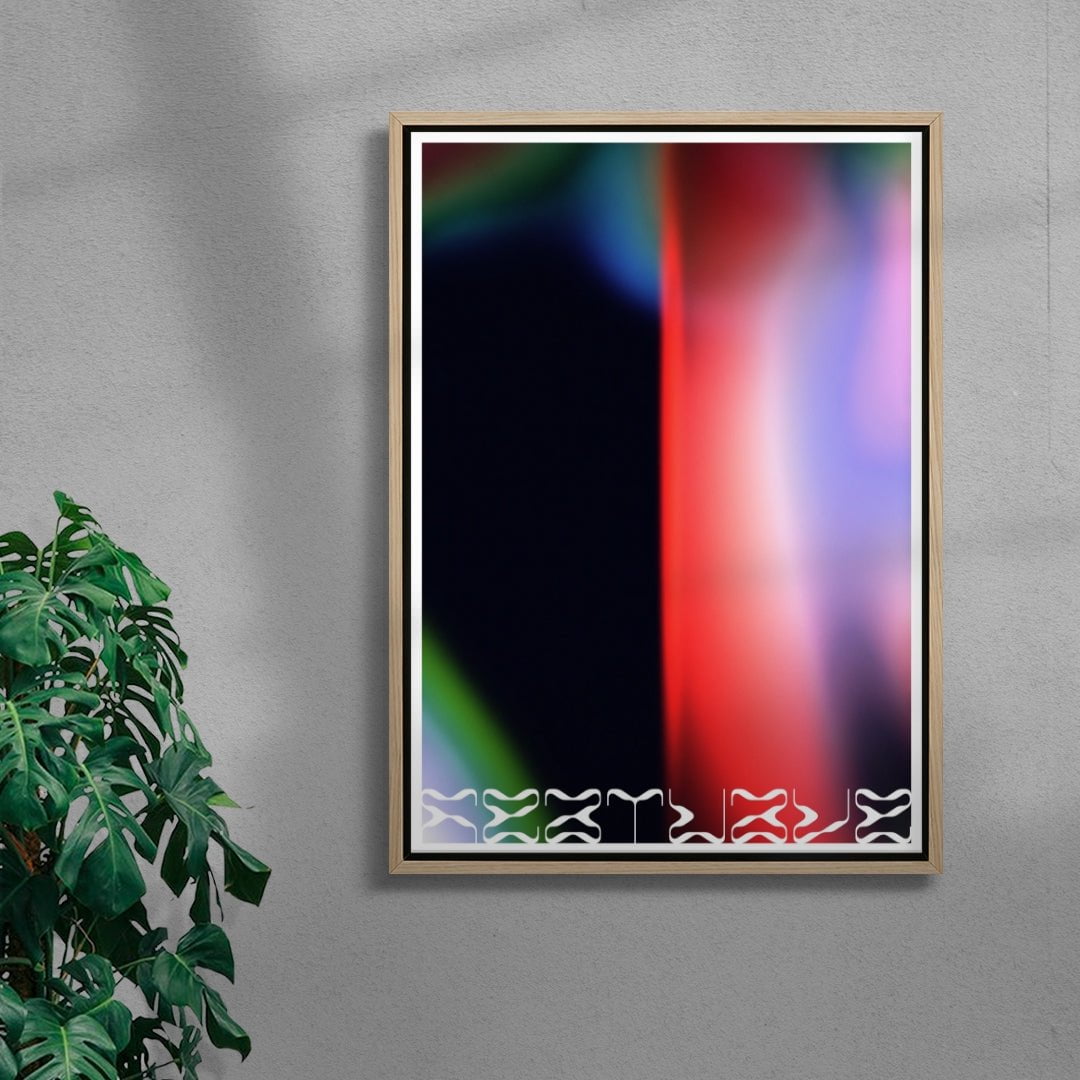 Heatwave contemporary wall art print by Henry M. - sold by DROOL