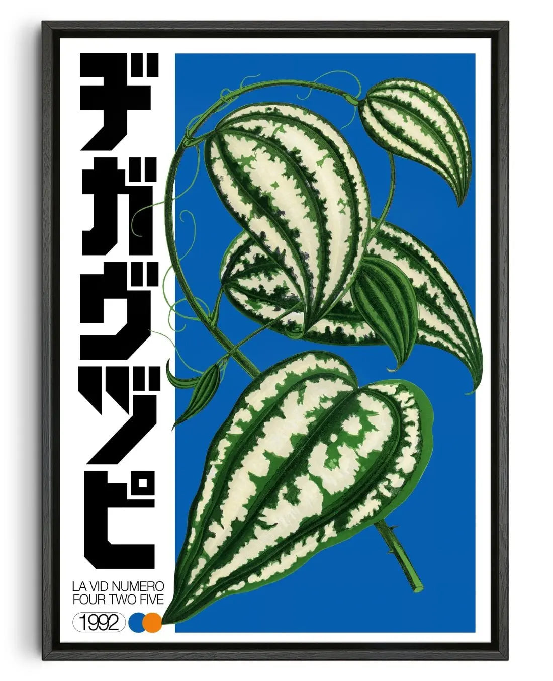 LA VINES contemporary wall art print by George Kempster - sold by DROOL