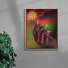 Melts in your hand contemporary wall art print by Ed Reika - sold by DROOL