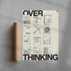Overthinking contemporary wall art print by Mirza Talovic - sold by DROOL