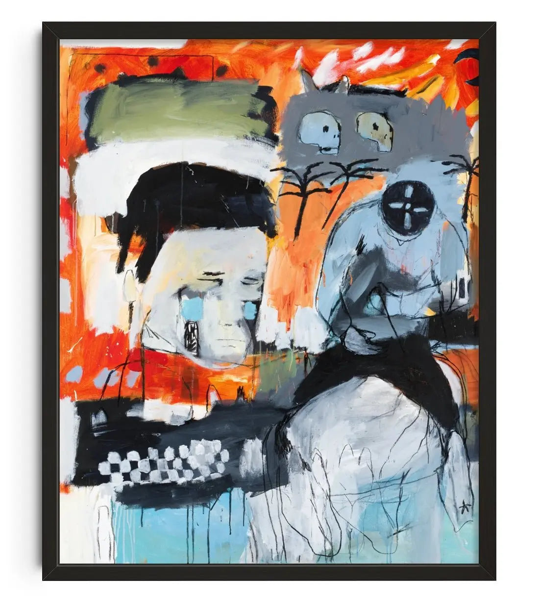 The last ever Jockey contemporary wall art print by Billy Bagilhole - sold by DROOL
