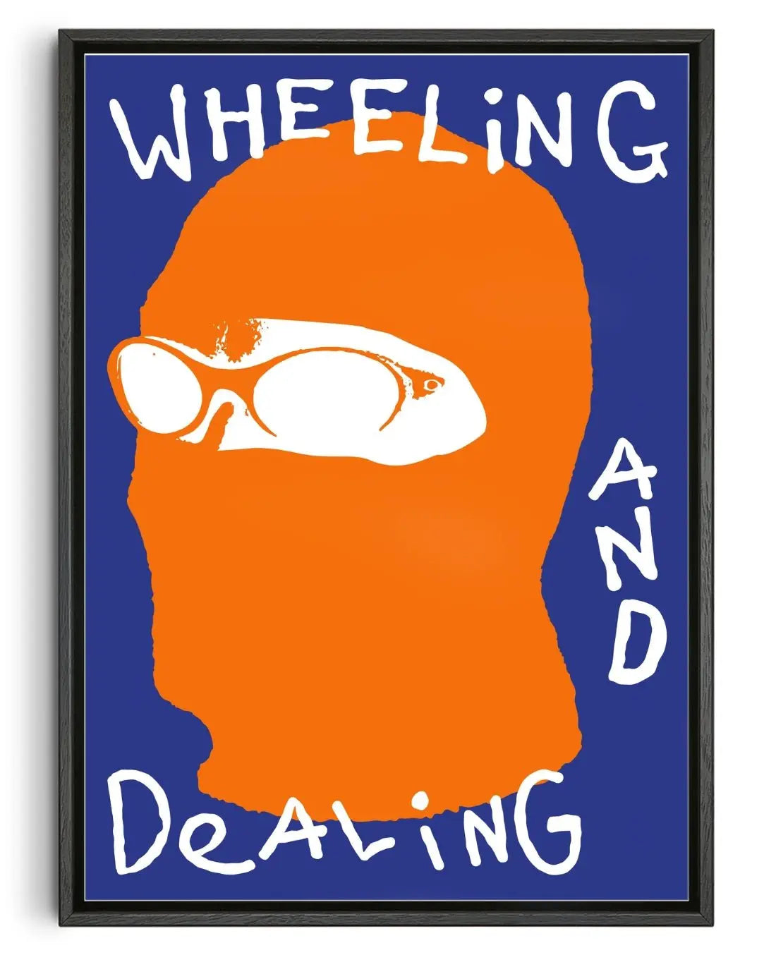 WHEELIN contemporary wall art print by Max Blackmore - sold by DROOL