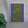 ACID contemporary wall art print by Ignorance1 - sold by DROOL