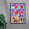 Scenes From contemporary wall art print by Caitlin Flood-Molyneux - sold by DROOL