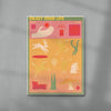 Enjoy Your Life contemporary wall art print by Imo Sinclair - sold by DROOL