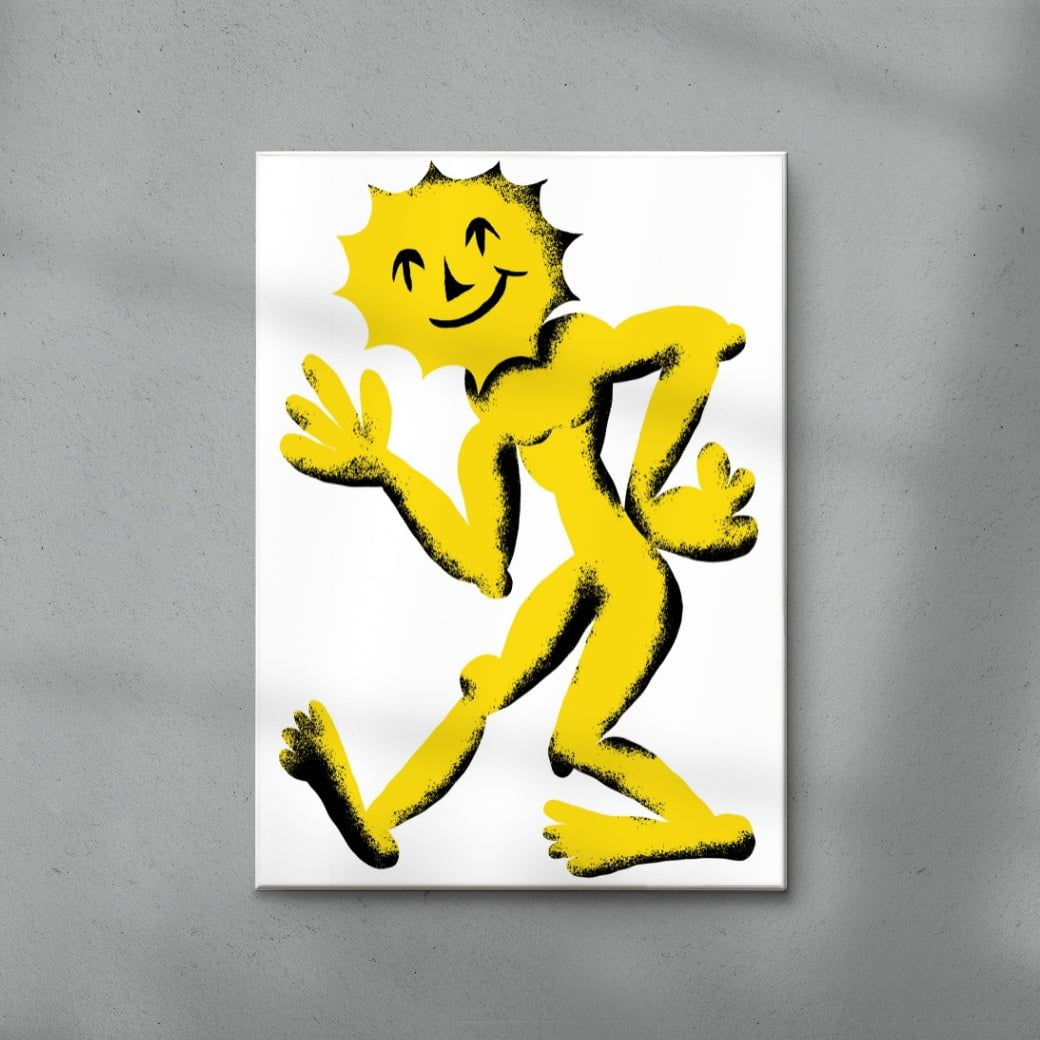 Summer Bod! contemporary wall art print by Guy Field - sold by DROOL