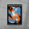 MISSING PERSONS CLUB - JULIAN MULLER contemporary wall art print by Marinello Studio - sold by DROOL