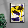 LEAVES contemporary wall art print by Eamonn O'Boyle - sold by DROOL