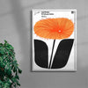 Smala Flower contemporary wall art print by Floating Bstrd - sold by DROOL