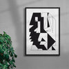 MILO contemporary wall art print by Przemek Bizoń - sold by DROOL