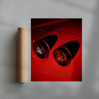 Thumbnail for ROSSO contemporary wall art print by Gregory Tauziac - sold by DROOL