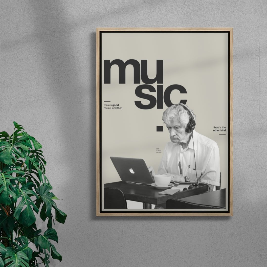 Music contemporary wall art print by Mirza Talovic - sold by DROOL