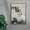 Music contemporary wall art print by Mirza Talovic - sold by DROOL