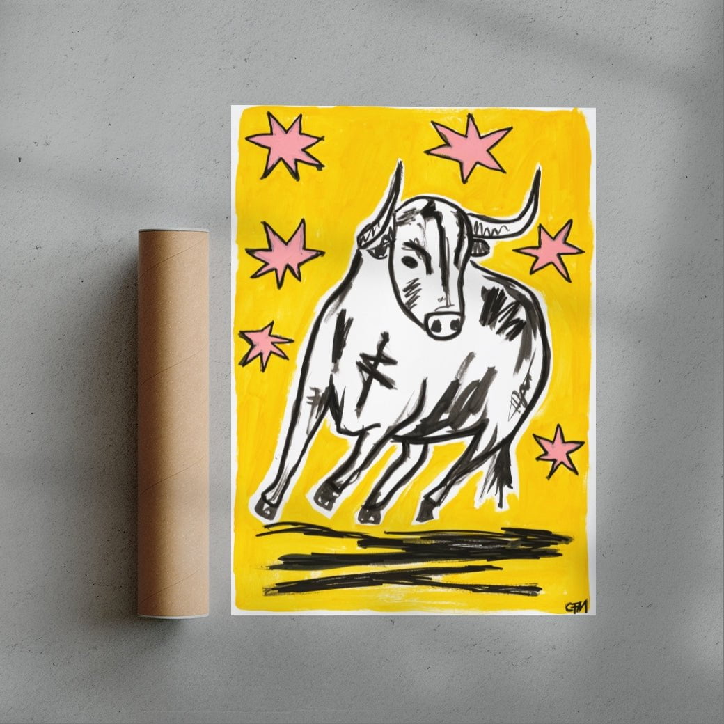 Flee contemporary wall art print by Caitlin Flood-Molyneux - sold by DROOL
