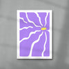 Violet Thirst - UNFRAMED contemporary wall art print by Kim Van Vuuren - sold by DROOL