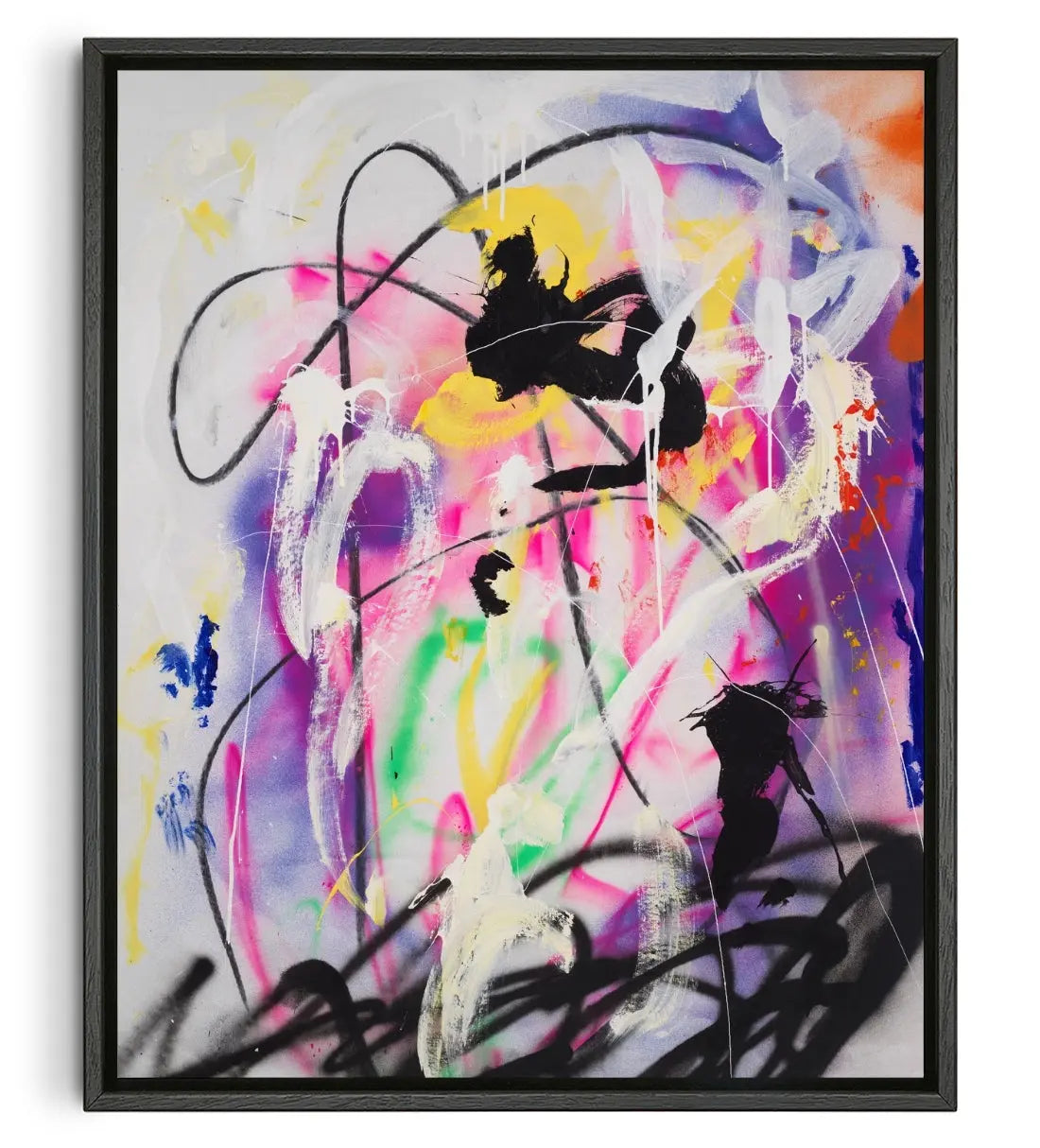 CLARA MAGNÉTICA contemporary canvas print by Pink Morro - sold by DROOL